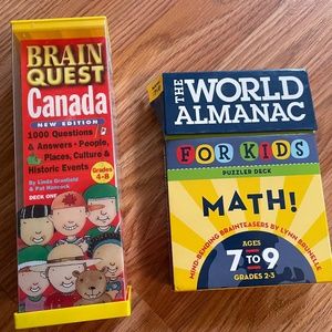 Learning Game Cards! Set of 2: Math and Canada - GUC!